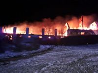 Wohn- und Wirtschaftsgebäudebrand